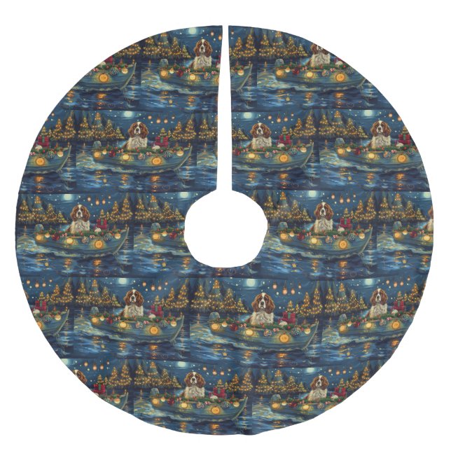 Cavalier Kung Charles jul - helgresa Julgransmatta Borstad Polyester (Framsidan)