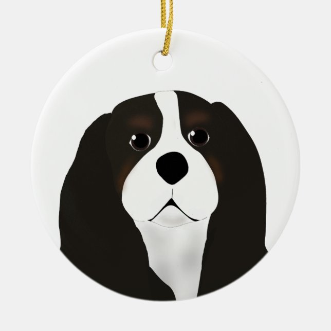 Cavalier Kung Charles Ornament (Framsidan)