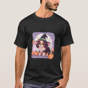 Cavalier Kung Charles pastel häxhalloween T Shirt