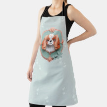 Cavalier Kung Charles Pastel Papper CEG Art