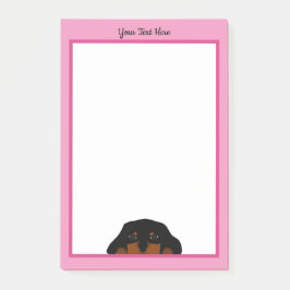 Cavalier Kung Charles Puppy Hund Post-it Block