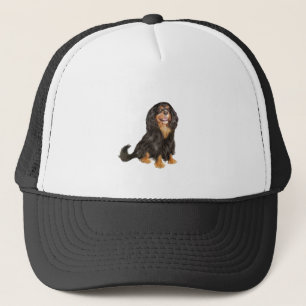 Cavalier Kung Charles (R) - Black and tan.png Truckerkeps