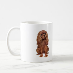 Cavalier Kung Charles - Ruby Kaffemugg