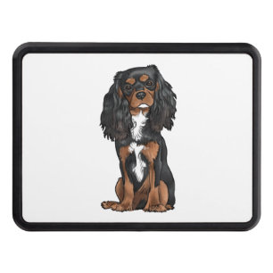 Cavalier Kung Charles Spain - Black and Tan Dragkroksskydd