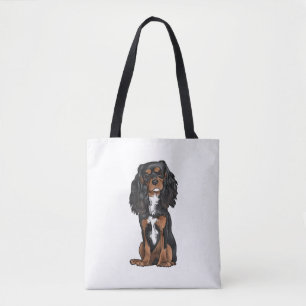 Cavalier Kung Charles Spain - Black and Tan Tygkasse