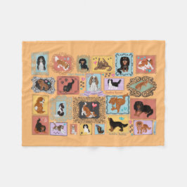 Cavalier Kung Charles Spain Blanket Fleecefilt