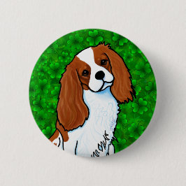 Cavalier Kung Charles Spain Button Knapp