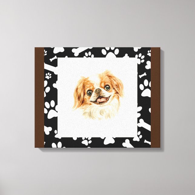 Cavalier Kung Charles Spain Canvas Wall Art (Framsida)