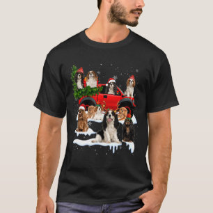 Cavalier Kung Charles Spain Cute Snö Car Kristus T Shirt