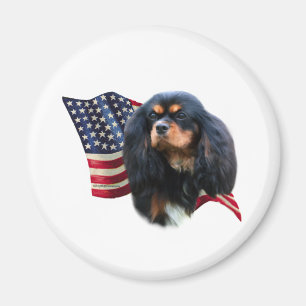 Cavalier Kung Charles Spain Flagga - Magnet