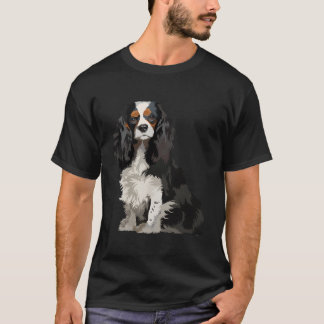 Cavalier Kung Charles Spain Gifts Hund Art Fo T Shirt