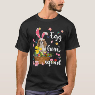 Cavalier Kung Charles Spain Glad påsk Day Egg T Shirt