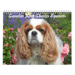 Cavalier Kung Charles Spain Hund #2 Kalender