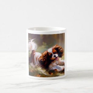 Cavalier Kung Charles Spain Hund Kaffemugg