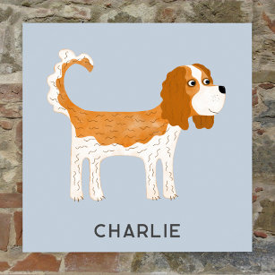 Cavalier Kung Charles Spain Hund Personlig Poster