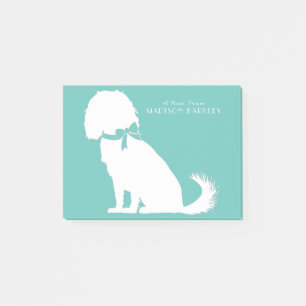 Cavalier Kung Charles Spain Hund Puppy Post-it Block