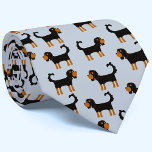 Cavalier Kung Charles Spain Hund Slips<br><div class="desc">Cute Black och Tan Cavalier Kung Charles Spain hund design mot blå bakgrund för att få alla djur att le. Originalkonst av Nic Squirrell.</div>