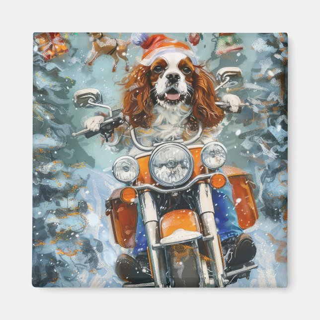 Cavalier Kung Charles Spain jul Magnet (Framsidan)