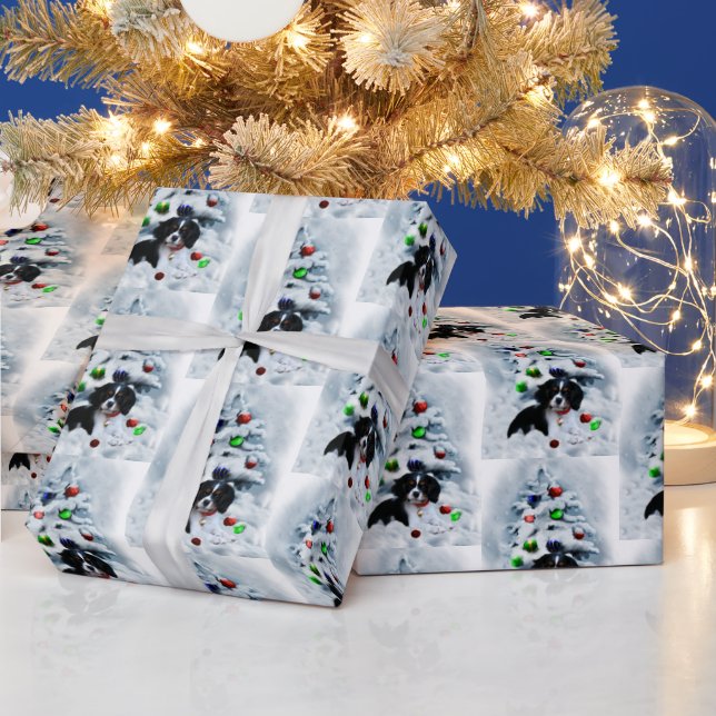 Cavalier Kung Charles Spain jul Presentpapper (Helgdagar)