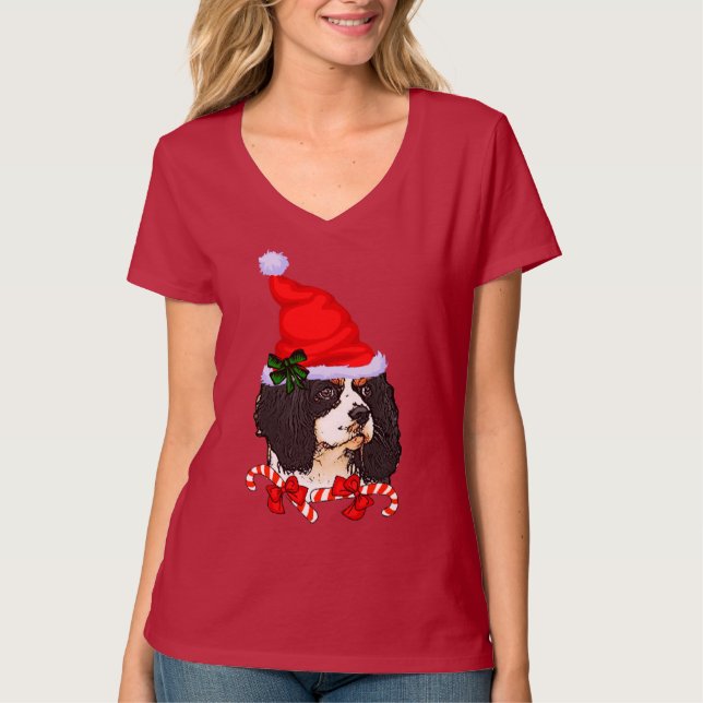 Cavalier Kung Charles Spain jul Tee (Framsida)
