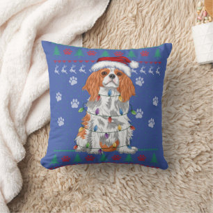 Cavalier Kung Charles Spain jul Ugly Sweat Kudde