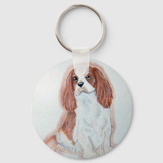 Cavalier Kung Charles Spain Keychain Nyckelring