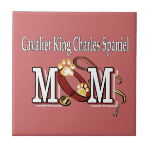 Cavalier Kung Charles Spain Mamma Gifts Kakelplatta