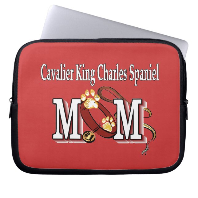 Cavalier Kung Charles Spain Mamma Gifts Laptop Fodral (Framsidan)