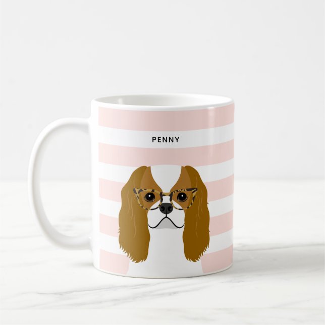 Cavalier Kung Charles Spain Mugg (Vänster)