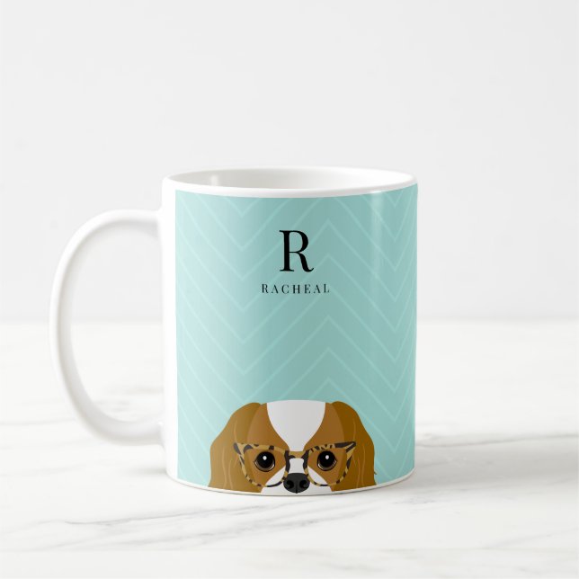 Cavalier Kung Charles Spain Mugg (Vänster)