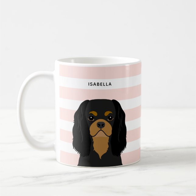Cavalier Kung Charles Spain Mugg (Vänster)