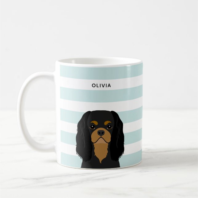 Cavalier Kung Charles Spain Mugg (Vänster)