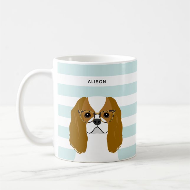 Cavalier Kung Charles Spain Mugg (Vänster)