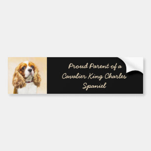 Cavalier Kung Charles Spain Original Paine Bildekal