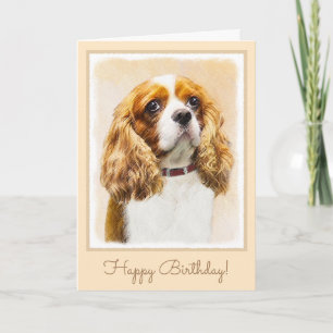 Cavalier Kung Charles Spain Original Paine Kort