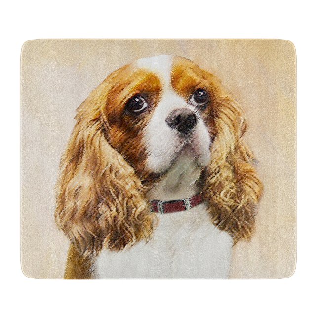 Cavalier Kung Charles Spain Original Painting (Framsidan)