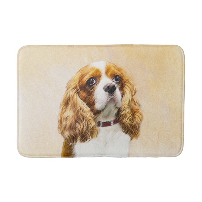 Cavalier Kung Charles Spain Original Painting Badrumsmatta (Framsidan)