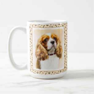 Cavalier Kung Charles Spain Original Painting Kaffemugg