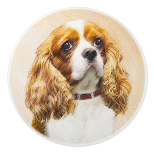 Cavalier Kung Charles Spain Original Painting Knopp