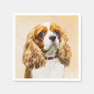 Cavalier Kung Charles Spain Original Painting Pappersservett