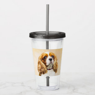 Cavalier Kung Charles Spain Original Painting Take Away Mugg