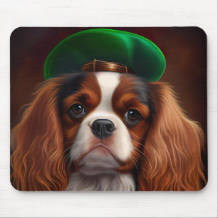 Cavalier Kung Charles Spain på St. Patrick's Day Musmatta