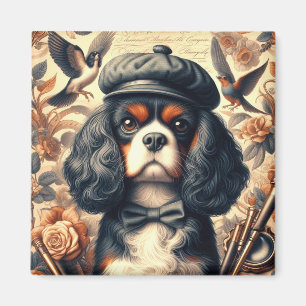 Cavalier Kung Charles Spain Painting Magnet