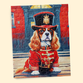 Cavalier Kung Charles Spain som beefeater Pussel