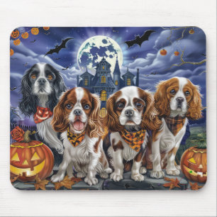 Cavalier Kung Charles spanel Halloween Spooky Musmatta