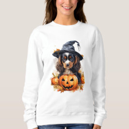Cavalier Kung Charles spanel Halloween Sweatshirt T Shirt