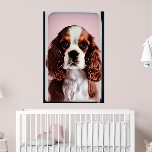 Cavalier kung charles spaniel AI7 Poster (Barnkammare 2)