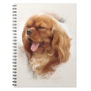 Cavalier Kung Charles Spaniel Anteckningsbok
