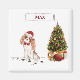 Cavalier Kung Charles Spaniel Funny jul Hund Magnet