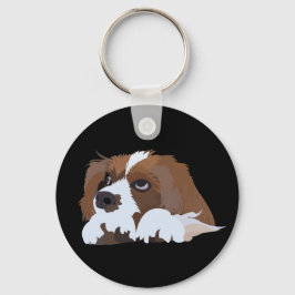 Cavalier Kung Charles Spaniel Hund älskare Nyckelring